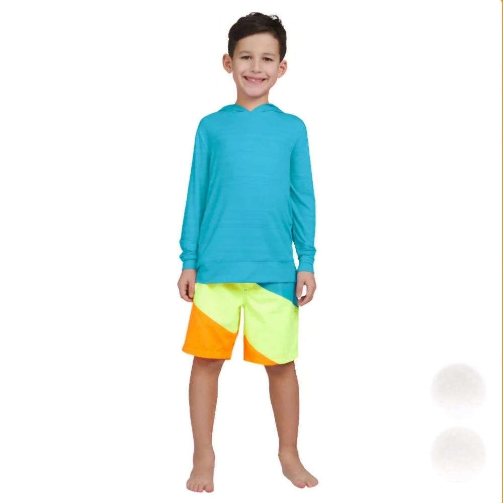 Lands' End Youth 2-piece Swim Set Blue Size L (14 - 16)
